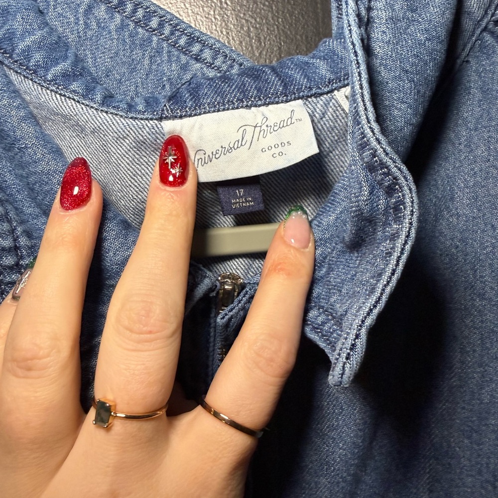 Blue Denim Overalls - Picture 6 of 7